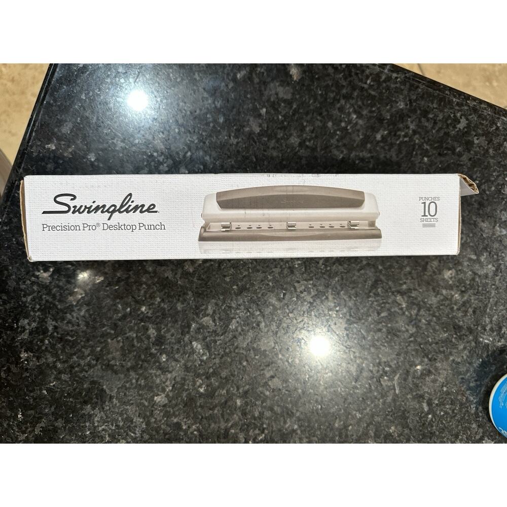 Swingline Desktop Hole Punch, Hole Puncher, Pro Punch, Adjustable, 2-3 Holes, 10